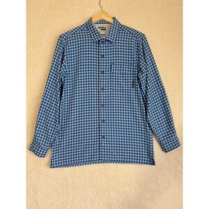 ExOfficio Buzz Off Shirt Kids XL Plaid Insect Shield Long Sleeve Outdoor Hiking